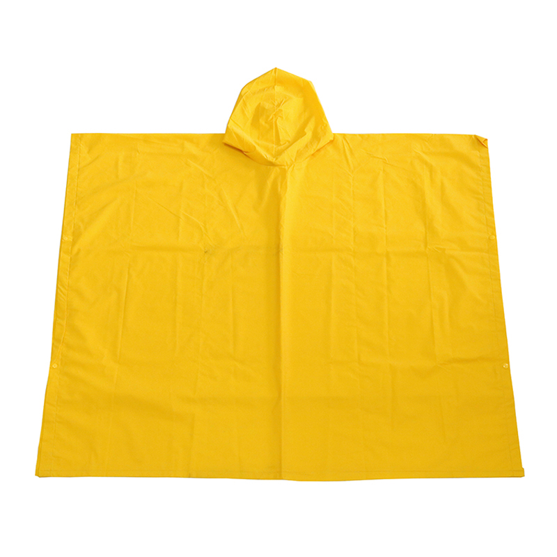 Disposable PE rain poncho